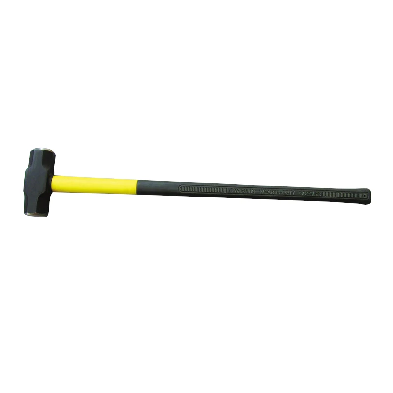 Double face sledge hammer with handle