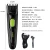 Import Drop-shipping Hair Trimmer Black Electric Hair Clipper Cordless Trimmer Men from China