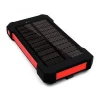 Duanl usb ports Portable Waterproof 10000mah solar power bank mobile solar charger