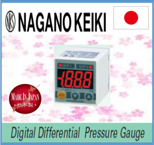 Easy to use and Reliable digital measuring instrument Nagano digital differential pressure gauge