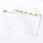 eco friendly stationery custom hanging eva plastic zipper stylish document file a4 size pocket folder bag