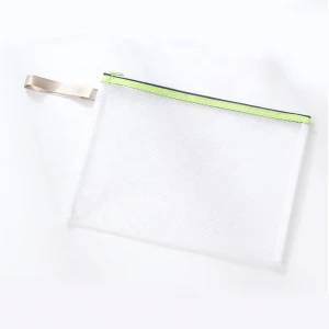 eco friendly stationery custom hanging eva plastic zipper stylish document file a4 size pocket folder bag