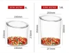 ECOBOX Plastic Round Container Airtight Bulk Food Bin Storage Bins For Supermarket