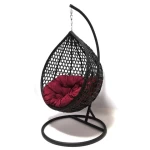 Egg designs modern hanging swing egg chair baby outdoor patio swing chair children park swing seat