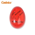 Egg-shaped Mechanical Colour Changing Egg Timer Heat Sensitive Egg Timer in Boil Water For Cooking Kitchen Tools
