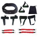 Elastic covered tensioner equipments muscle plus size speed bag home gym sport fitness adjustable strength training bands