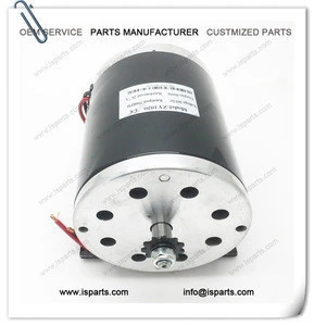 Electric Motor 36v 500w Brushed Parts ZY1020 For E Bike Scooter