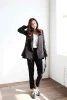 Elegant Lady Women and Jackets Coat Blazers Elegant Casual Suit OEM Women Clothing Women`s Coat Cotton Lining Mandarin Collar