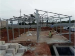 Environmental affordable prefabricated house light steel structure residential  prefab house ALC panel house