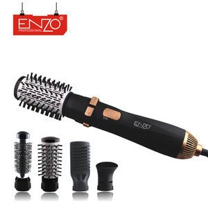 ENZO Wholesale salon styling tools electric comb hot air paddle styling brush hotel concentrator one step hair dryer and styler