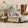 european bedroom furniture antique gold royal wood king size bed solid wood carved upholstered bed