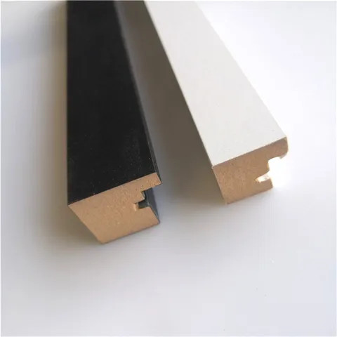 European cheap price black mdf backboard photo frame ps picture frame moulding