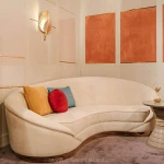 European style metal leg wood frame sofa set living room furniture