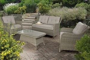 Evergreen Wicker Furniture - Half round rattan - Patio Rattan Furniture - Outdoor traditional set
