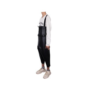 Excellent quality breathable PVC laminated fabric rain proof pants outdoor waterproof chest fishing waders