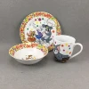 excellent quality printed ceramic dinnerware 3 pieces in one set