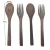 Import factory cheap price engraved custom logo 100% Natural Spoon Fork Straw acai Coconut shell Bowls set from China