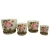 Import Factory cheap supply rose pattern home garden decorative big ceramic flower pots from China