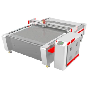Factory computer controlled automatic upholstery  textile CNC round knife cutting machine in apparel cloth cutting machine