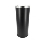 Factory Custom 120 Liter Luxury Hotel Stainless Steel Food Recycle Waste Bin With Lid