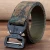 Import Factory direct high quality canvas knitted mens belt from China