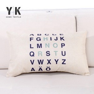 Factory direct memory alphabetic string sofa chair cushion cover fabric handbag cushion cover ins style