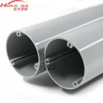 factory direct selling high gloss industry round tube profiles PVC PP profile tubes ABS HDPE toy tube for building