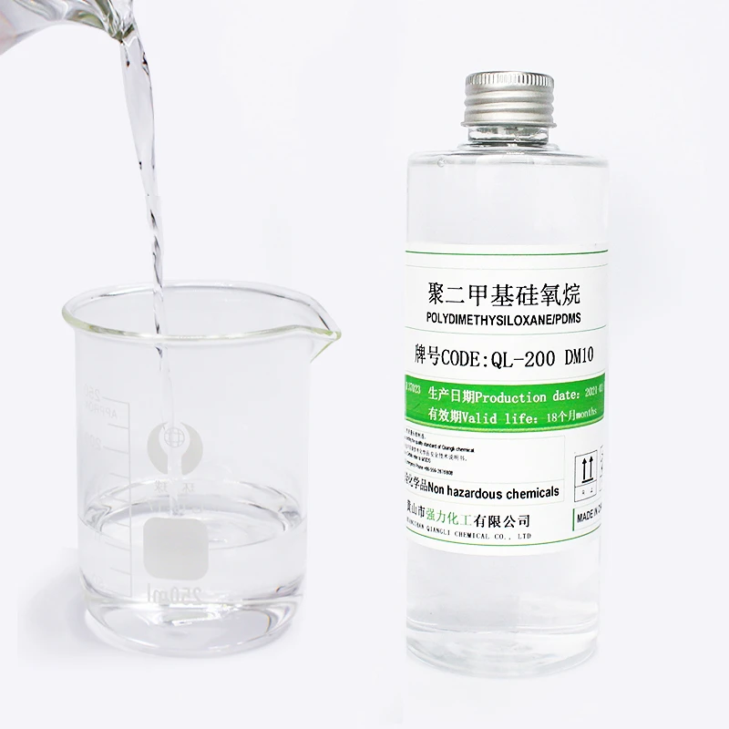 Factory direct supply Sunflow oil pdms polydimethylsiloxan  silicone oil 10CPS raw chemicals  for release agent materials