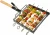 Import Factory Directly Low MOQ Amazon Hot Sale Portable BBQ Grilling Basket 430 Stainless Steel Removable Wooden Handle from China