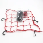 factory elastic plastic hooks car webbing nylon luggage trailer cargo net
