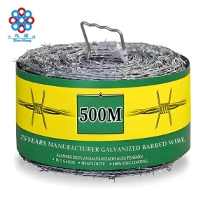 Factory Hot Dipped Galvanized Barbed Wire for Protection