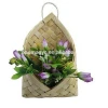 Factory Hot Sales planer pot wood chip basket  flowerpot with planting
