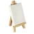 Import Factory Low Price Tabletop A-Frame Miniature Wooden Easel With Blank Stretched Canvas from China