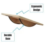 Factory Made Fit Wood Rocker for Stretch Balance and Stability
