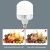 Import Factory New LED T Bulb Super Brightness T80 40W IC Driver 4000LM IP20 E27 Die-cast Aluminum Light for Office Warehouse Lighting from China