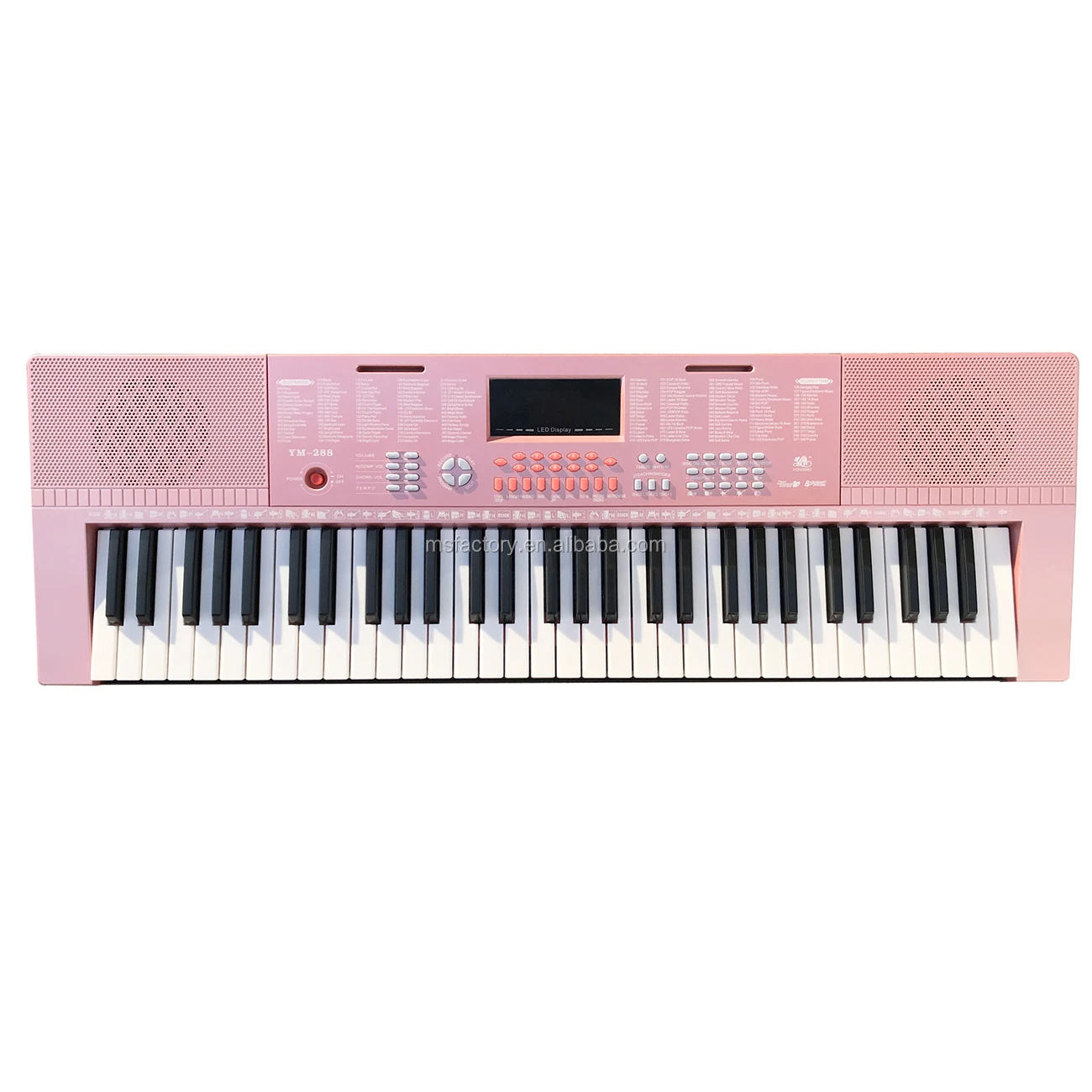 Factory price 61 keys piano electronic keyboard electric organo music synthesizer