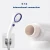 Import Factory Price High Quality Round Handheld Abs Plastic Rainfall Shower Head from China
