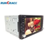 Factory price universal slide down 6.2 inch Android car audio system