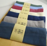 Factory stocks linen slub effect kitchen dinner table napkin