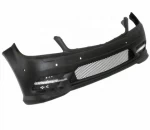 Factory supply PP new material  black car front bumper for Mercedes Benz W204 c300 sport c63 with led or fog light