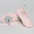 Import Factory Wholesale Girls Hot Pink Canvas Upper Suede Sole Ballet Flat Shoes from China