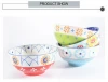Factory wholesale hand painted colourful ceramic bowl with nice quality