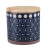 Import Factory wholesale top grade coffee bean candy sugar container tea canister ceramic food storage jar with wooden carved lid E034 from China