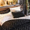Factory Wholesaler  Ebay Amazon Hot Microfiber Fabric Material bed sheet printed luxury designer bed sheet
