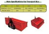 Farm machinery cargo box transport box for tractor