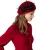Import Fascinators  Women Wool Felt Fedora Veil Elegant Ladies Autumn Hat Women  Bowknot Cloche Floppy Cap Wine Red Berets from China