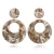 Import Fashion Acrylic Jewelry Geometric Resin Bohemian Acetate Pendant Tortoise Shell Earrings from China