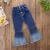 Import Fashion baby Girls Denim Bell Bottoms Children&#039;s Pant Apparel Vintage Jeans from China