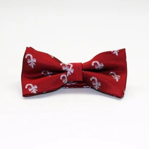 Fashion design red novelty christmas polka dot bow tie for kids