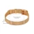 Import fashion gold plated stainless steel handmade leather charms custom watch mesh bracelets and bangles women men jewelry from China